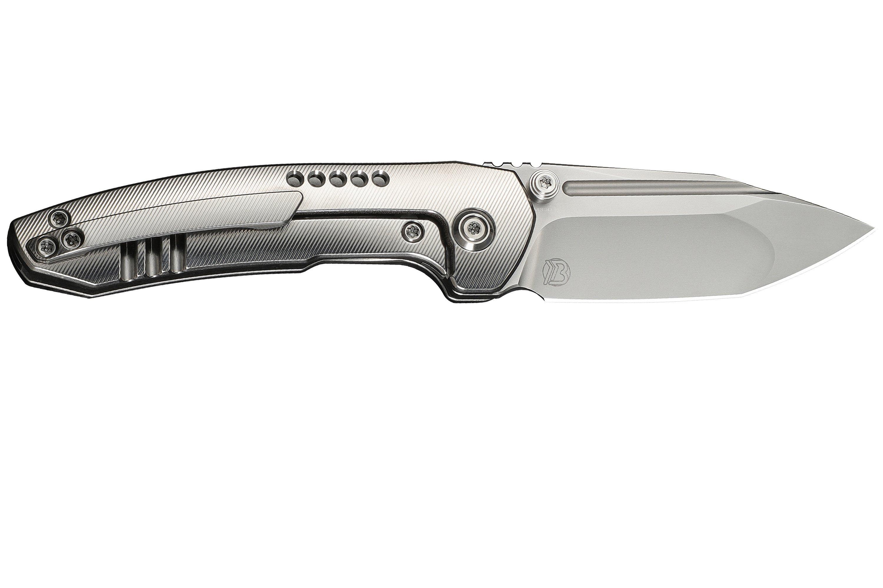 WE Knife Micro Trogon WE24043-2 Polished Bead Blasted Böhler M390 ...