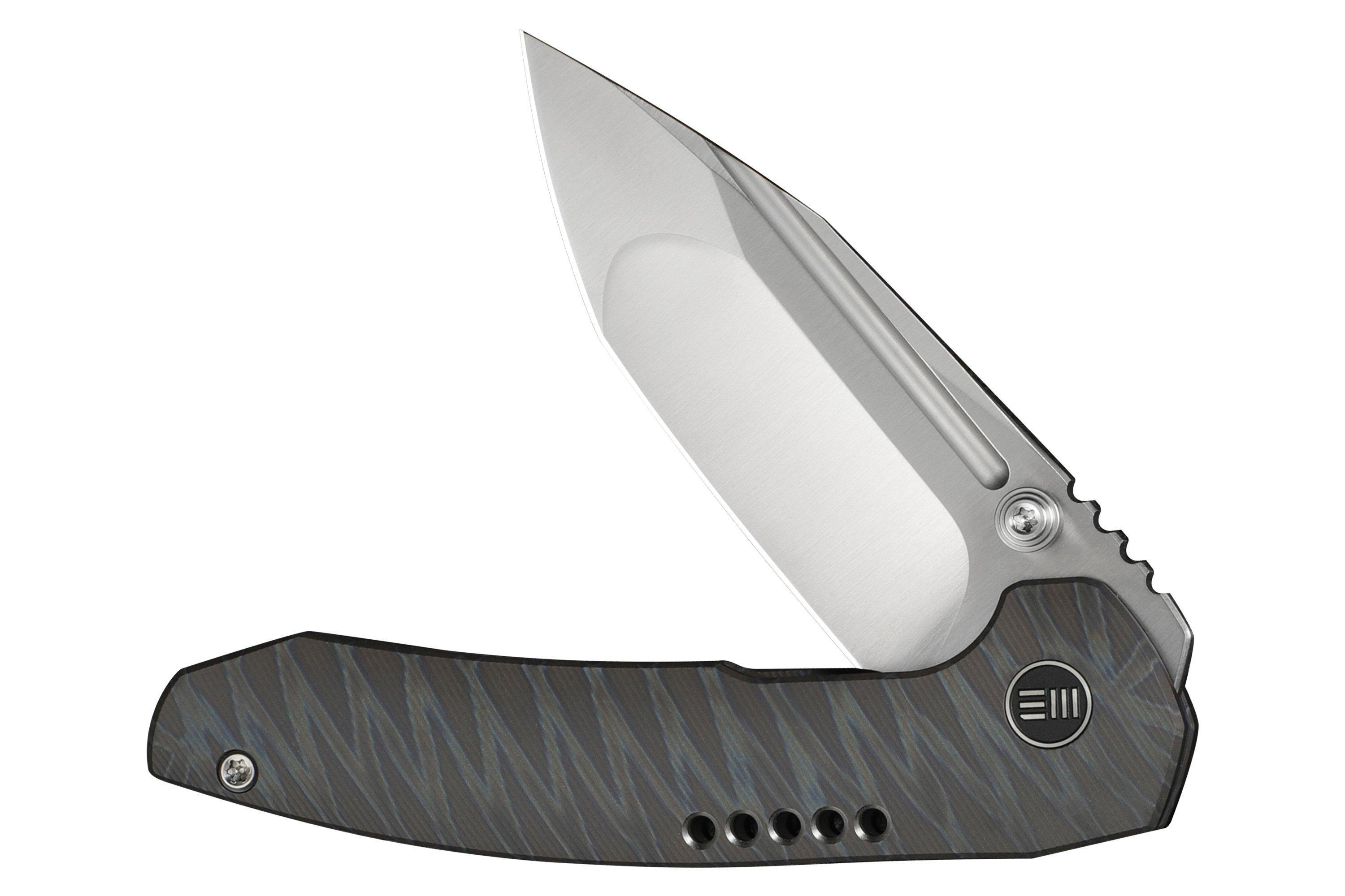 WE Knife Micro Trogon WE24043-3 Satin Böhler M390, Tiger Stripe Pattern ...