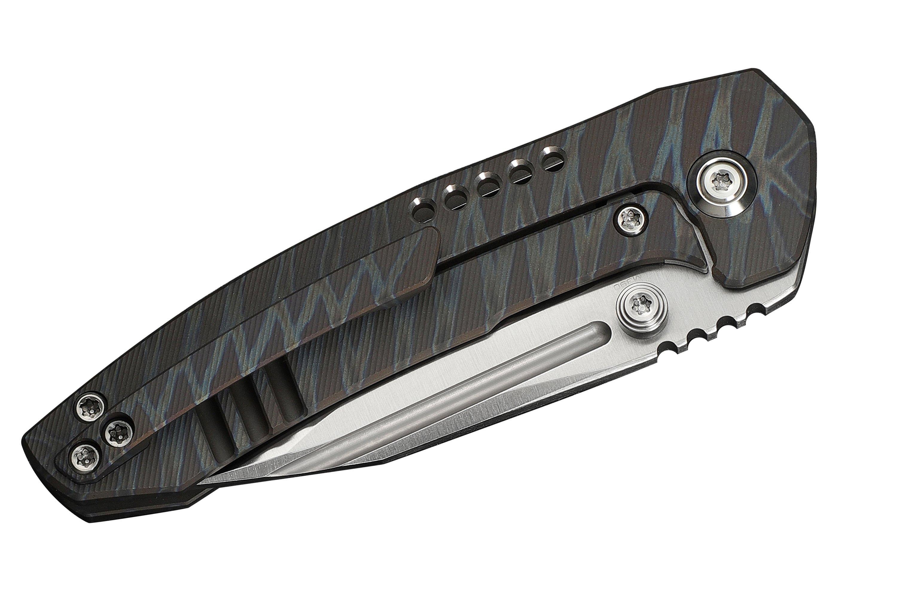 WE Knife Micro Trogon WE24043-3 Satin Böhler M390, Tiger Stripe Pattern ...