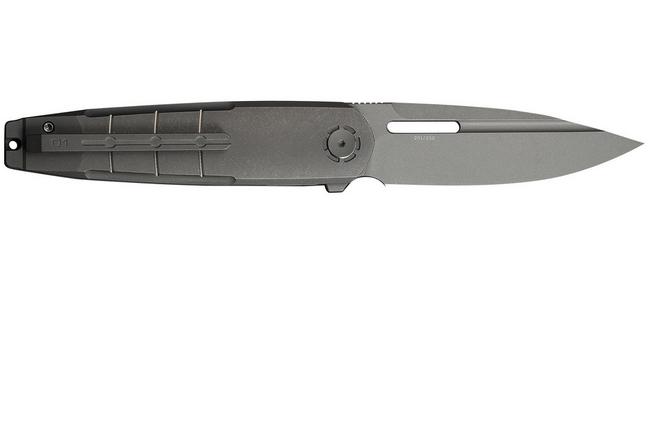 Afbeelding voor WE Knife Hull WE24046-2, Limited Edition, Gray Stonewashed Böhler M390, Gray Titanium zakmes