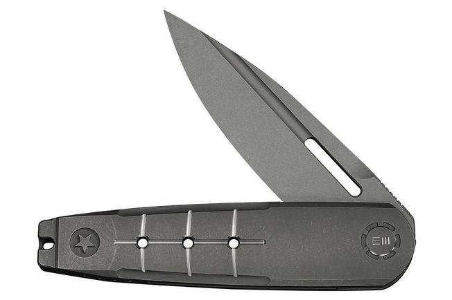 Afbeelding voor WE Knife Hull WE24046-2, Limited Edition, Gray Stonewashed Böhler M390, Gray Titanium zakmes