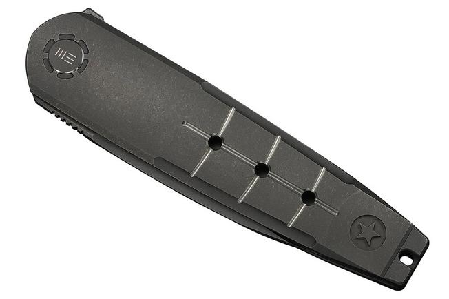 Afbeelding voor WE Knife Hull WE24046-2, Limited Edition, Gray Stonewashed Böhler M390, Gray Titanium zakmes