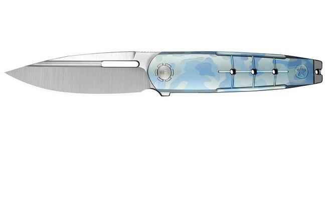 Afbeelding voor WE Knife Hull WE24046-3, Limited Edition, Satin Böhler M390, Blue Terrain Titanium zakmes