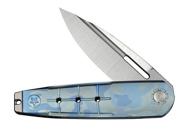 Afbeelding voor WE Knife Hull WE24046-3, Limited Edition, Satin Böhler M390, Blue Terrain Titanium zakmes