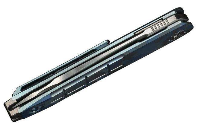 Afbeelding voor WE Knife Hull WE24046-3, Limited Edition, Satin Böhler M390, Blue Terrain Titanium zakmes