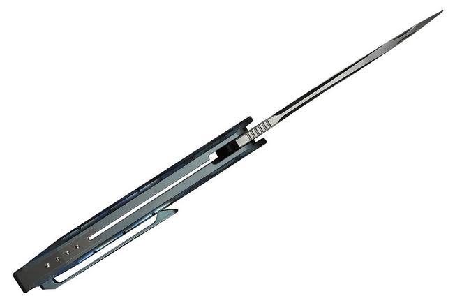 Afbeelding voor WE Knife Hull WE24046-3, Limited Edition, Satin Böhler M390, Blue Terrain Titanium zakmes