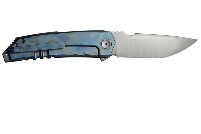 Afbeelding voor WE Knife Capstan Limited Edition WE24047-3, Satin Böhler M390, Blue Terrain Titanium zakmes