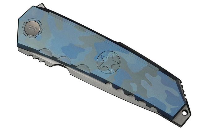 Afbeelding voor WE Knife Capstan Limited Edition WE24047-3, Satin Böhler M390, Blue Terrain Titanium zakmes