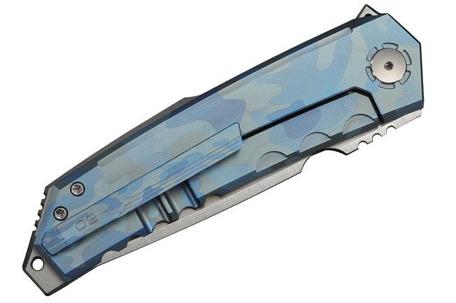 Afbeelding voor WE Knife Capstan Limited Edition WE24047-3, Satin Böhler M390, Blue Terrain Titanium zakmes