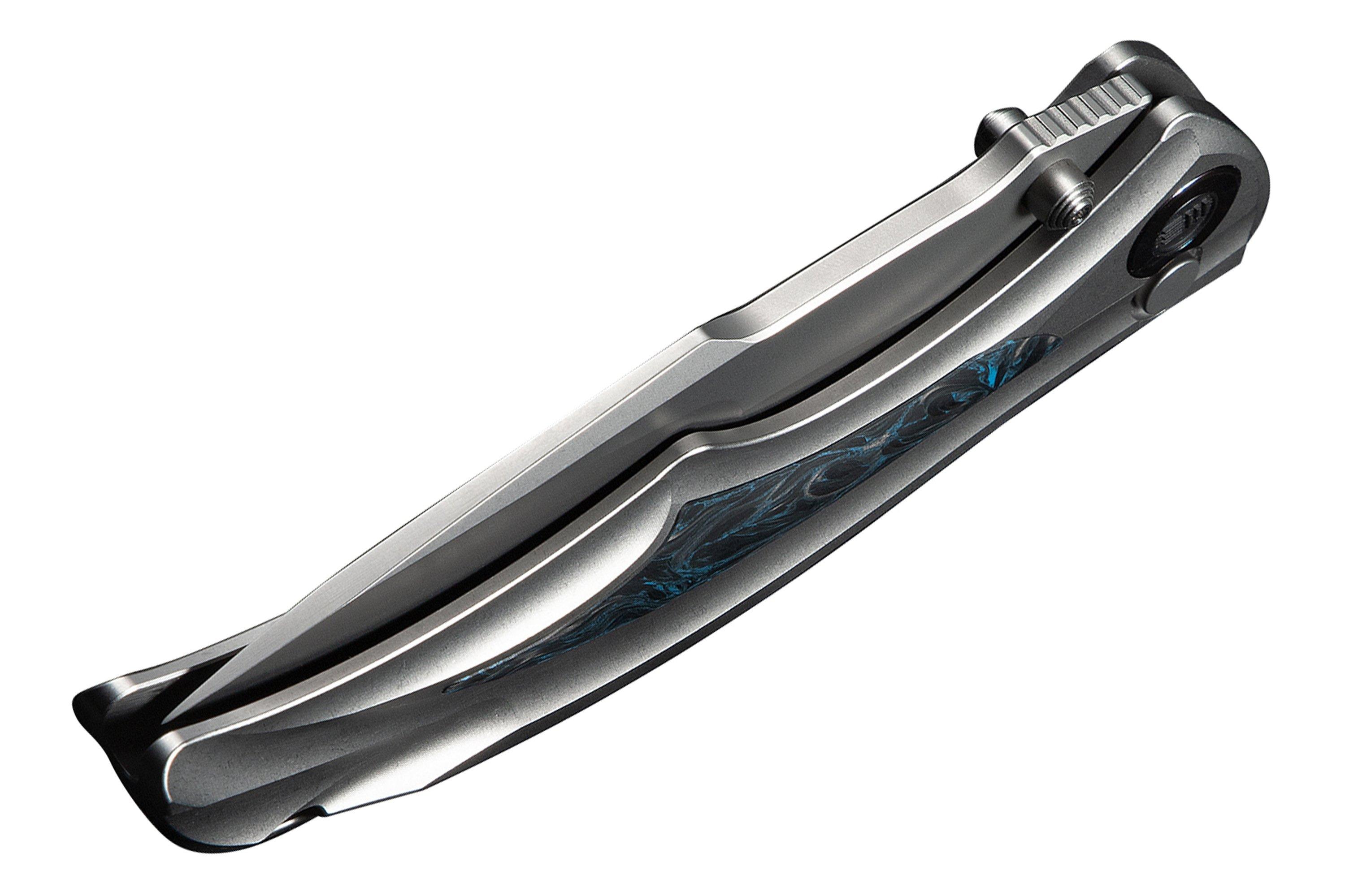 WE Knife Tighe Down WE24054-1 Stonewashed Böhler M390, Integral Gray ...