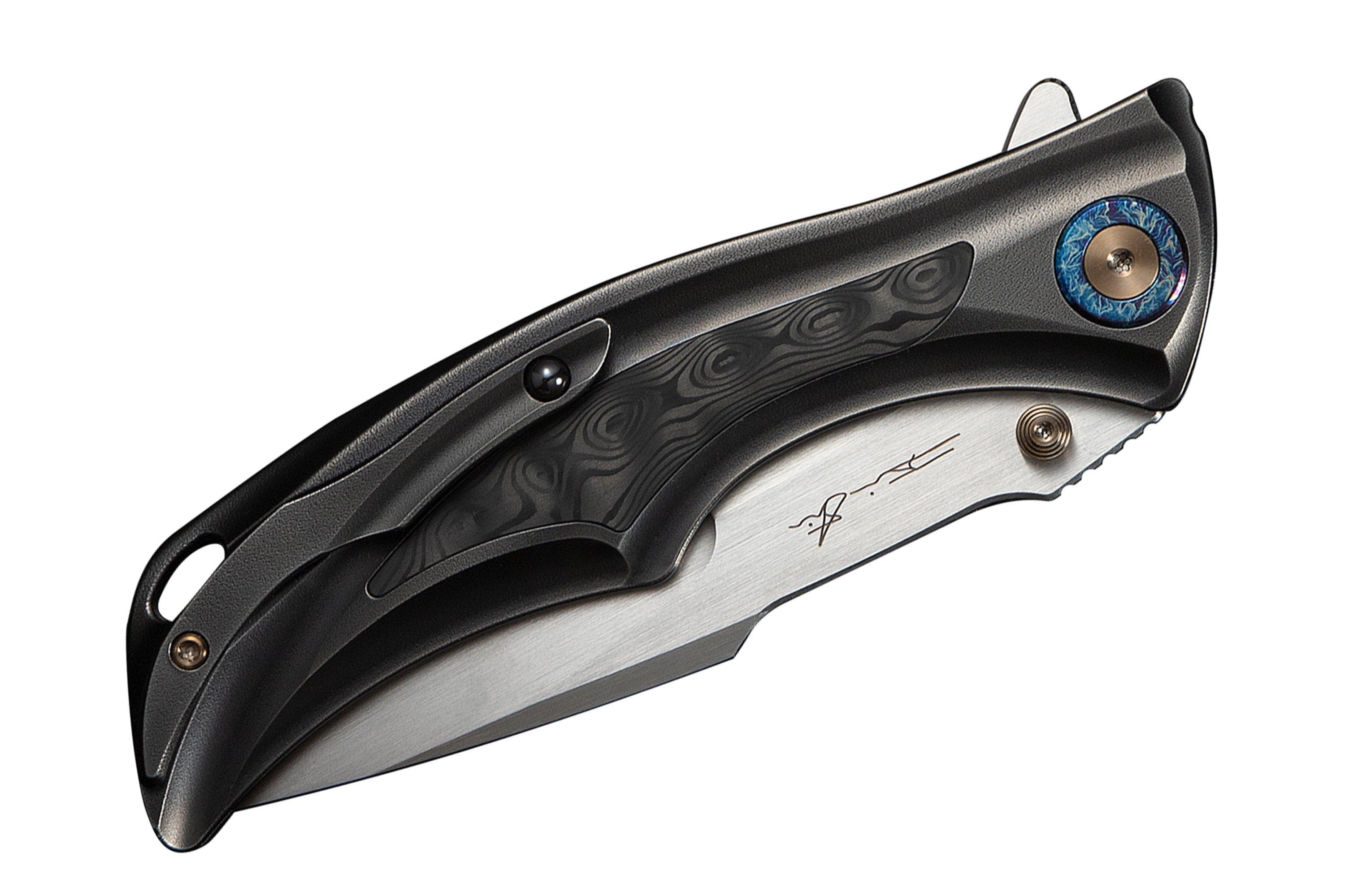 WE Knife Tighe Down WE24054-2 Hand Satin Böhler M390, Integral Polished ...