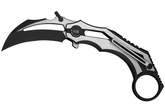 Immagine per WE Knife Cryonix WE24070-1 Two-Tone Satin Blackwashed M390, Black & Satin Titanium, coltello da tasca