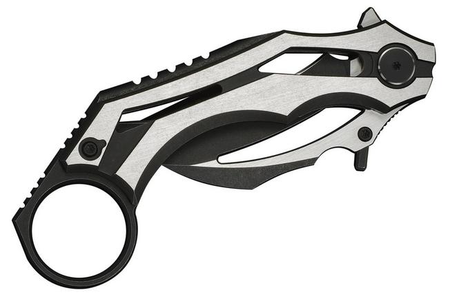 Immagine per WE Knife Cryonix WE24070-1 Two-Tone Satin Blackwashed M390, Black & Satin Titanium, coltello da tasca