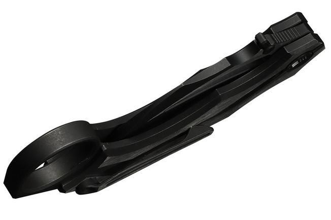 Immagine per WE Knife Cryonix WE24070-1 Two-Tone Satin Blackwashed M390, Black & Satin Titanium, coltello da tasca