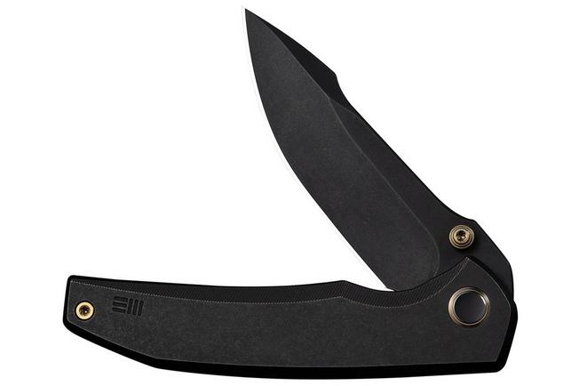 Bild für WE Knife Ryson WE24086-1 Blackwashed Böhler M390, Black Titanium, Taschenmesser, Raven The Pirate Design