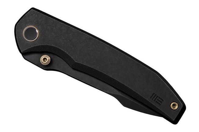 Bild für WE Knife Ryson WE24086-1 Blackwashed Böhler M390, Black Titanium, Taschenmesser, Raven The Pirate Design