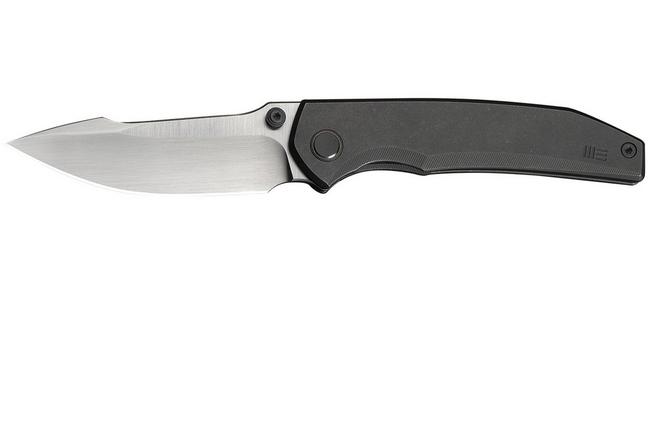 Bild für WE Knife Ryson WE24086-2 Hand Satin Böhler M390, Gray Titanium, Taschenmesser, Raven The Pirate Design