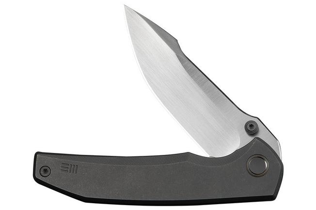 Bild für WE Knife Ryson WE24086-2 Hand Satin Böhler M390, Gray Titanium, Taschenmesser, Raven The Pirate Design