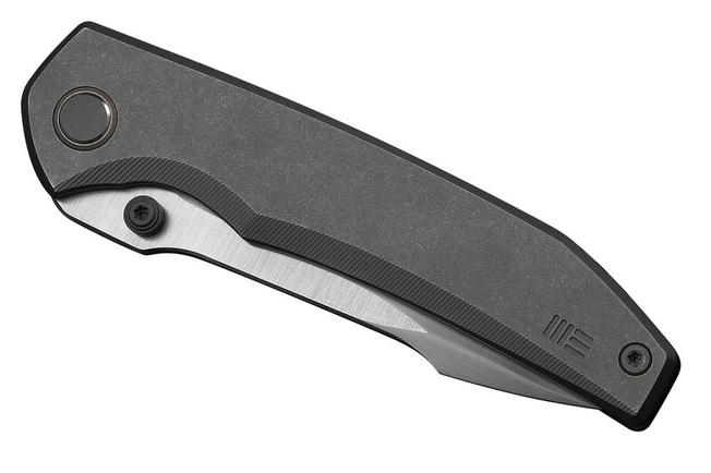 Bild für WE Knife Ryson WE24086-2 Hand Satin Böhler M390, Gray Titanium, Taschenmesser, Raven The Pirate Design