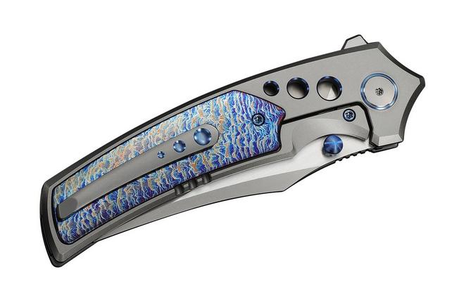 Imagen para WE Knife Skynix WE24087-2, Two Tone Böhler M390, Gray Titanium, Flamed Inlay, navaja