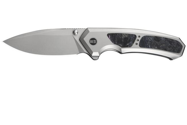 Afbeelding voor WE Knife Corwyn WE24088-2 Stonewashed Böhler M390, Gray Titanium Black Pink Carbonfiber, zakmes