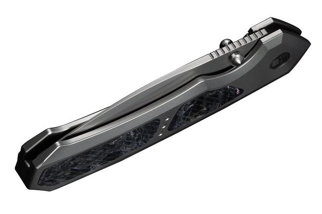 Afbeelding voor WE Knife Corwyn WE24088-2 Stonewashed Böhler M390, Gray Titanium Black Pink Carbonfiber, zakmes