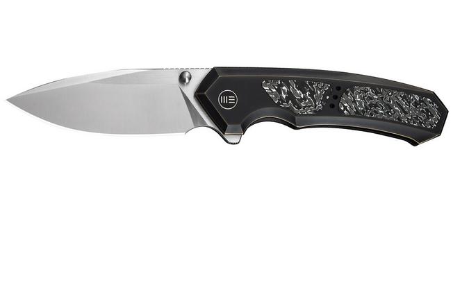 Afbeelding voor WE Knife Corwyn WE24088-3 Satin Böhler M390, Bronze Black Titanium Aluminium Foil Carbonfiber, zakmes
