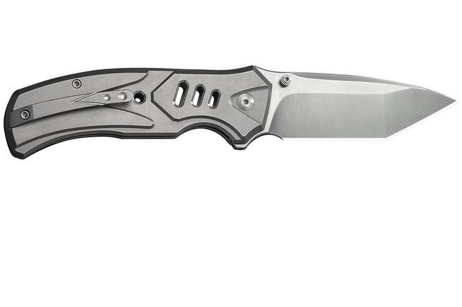 Imagen para WE Knife Zentron WE24094-2 Satin Böhler M390, Gray Titanium, navaja