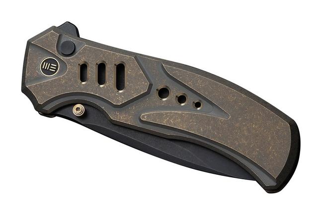 Imagen para WE Knife Zentron WE24094-3 Blackwashed Böhler M390, Bronze Titanium, navaja