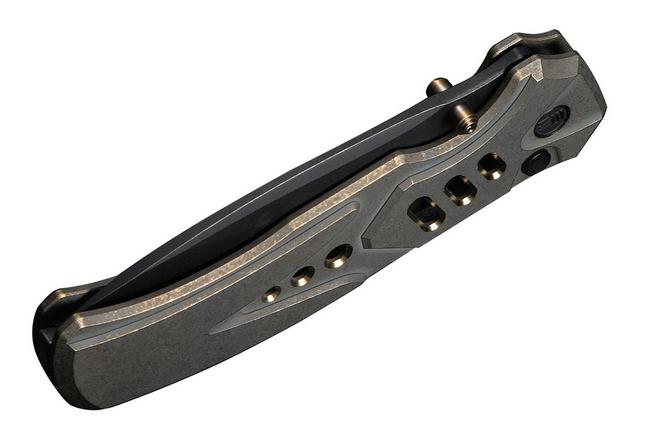 Imagen para WE Knife Zentron WE24094-3 Blackwashed Böhler M390, Bronze Titanium, navaja
