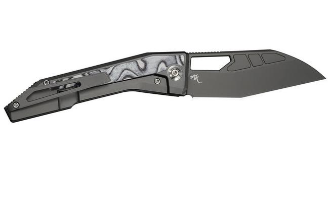 Bild für We Knife Inceptus WE25017-1, Gray Stonewashed M390, Black/White G10 Taschenmesser, Robert Saniscalchi Design