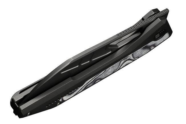 Bild für We Knife Inceptus WE25017-1, Gray Stonewashed M390, Black/White G10 Taschenmesser, Robert Saniscalchi Design