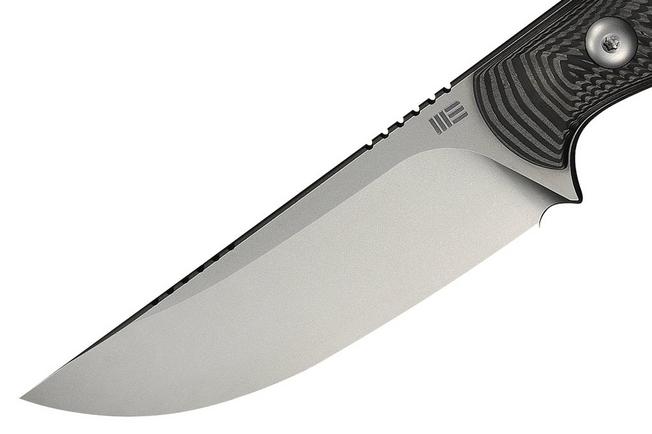 Afbeelding voor WE Knife Notchline WE25047-1, Stonewashed CPM S35VN, Blade Milled Rose Carbon Fiber jachtmes