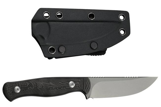 Afbeelding voor WE Knife Notchline WE25047-1, Stonewashed CPM S35VN, Blade Milled Rose Carbon Fiber jachtmes