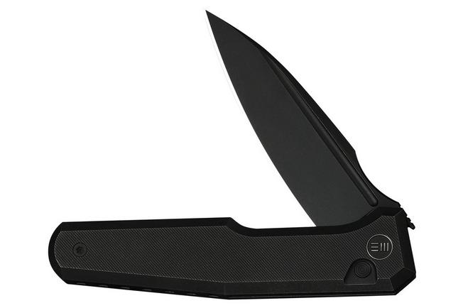 Afbeelding voor We Knife Dressytak WE25059-1 Blackwashed M390, Black Titanium, zakmes