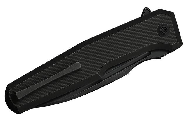 Afbeelding voor We Knife Dressytak WE25059-1 Blackwashed M390, Black Titanium, zakmes