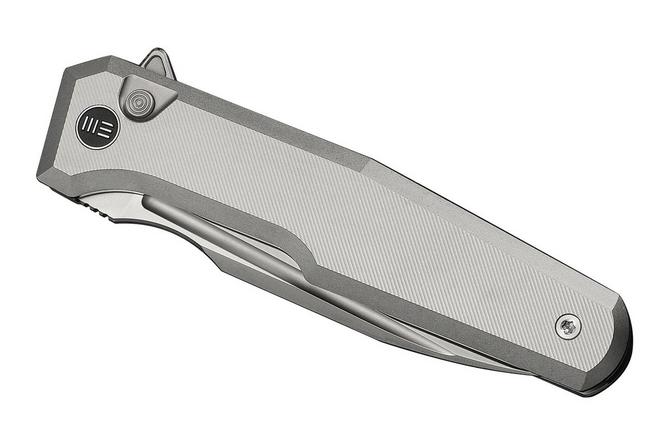 Afbeelding voor WE Knife Dressytak WE25059-2 Satin M390, Gray Titanium, zakmes