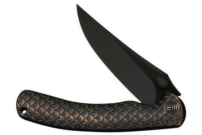Imagem para WE Knife Dracarys WE25061B-4, 12th Anniversary Limited Edition, Black Böhler M390, Bronze Dragonscale Titanium navalha