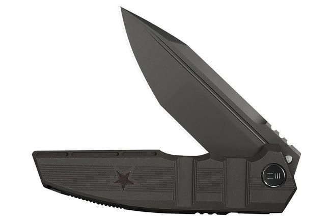 Immagine per WE Knife Breach WE25077-1, Limited Edition, Dark Gray Stonewashed Böhler M390, Charcoal Gray Titanium, coltello  da tasca