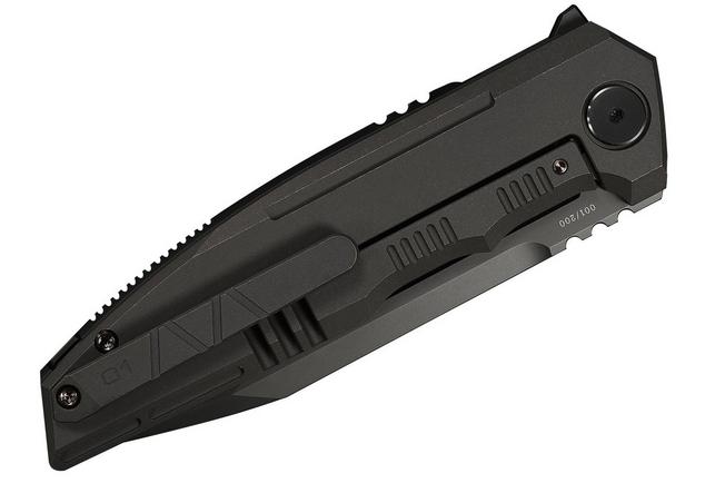 Immagine per WE Knife Breach WE25077-1, Limited Edition, Dark Gray Stonewashed Böhler M390, Charcoal Gray Titanium, coltello  da tasca