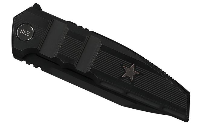 Image for WE Knife Breach WE25077-2, Limited Edition, Blackwashed Böhler M390, Black Titanium pocket knife