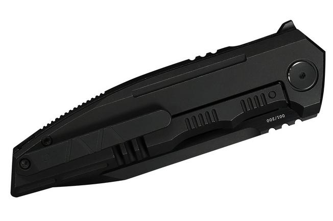 Image for WE Knife Breach WE25077-2, Limited Edition, Blackwashed Böhler M390, Black Titanium pocket knife
