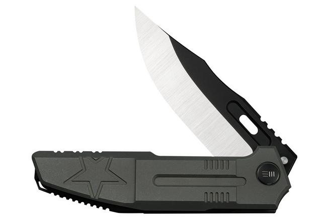 Obraz dla Nóż składany WE Knife Barracks Limited Edition WE25078-1, Blackwashed/Satin Böhler M390, Dark Olive Titanium