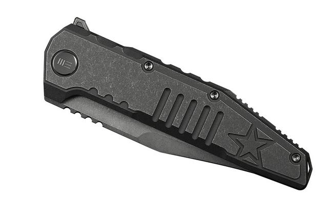 Image pour WE Knife Temper Limited Edition WE25079-1, Grey Stonewashed Böhler M390, Grey Titanium, couteau de poche