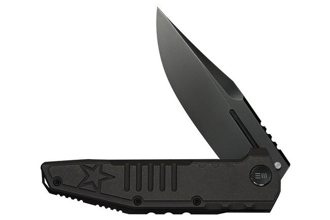 Image pour WE Knife Temper Limited Edition WE25079-2, Polished Grey Böhler M390, Charcoal Grey Titanium, couteau de poche