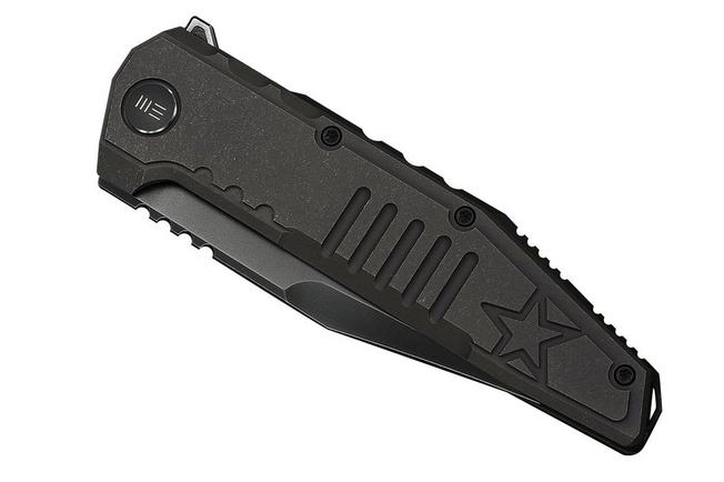 Image pour WE Knife Temper Limited Edition WE25079-2, Polished Grey Böhler M390, Charcoal Grey Titanium, couteau de poche
