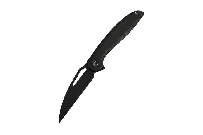Afbeelding voor WE Knife Tiercel WE26021-1, Black Stonewashed CPM MagnaCut, Black Titanium zakmes