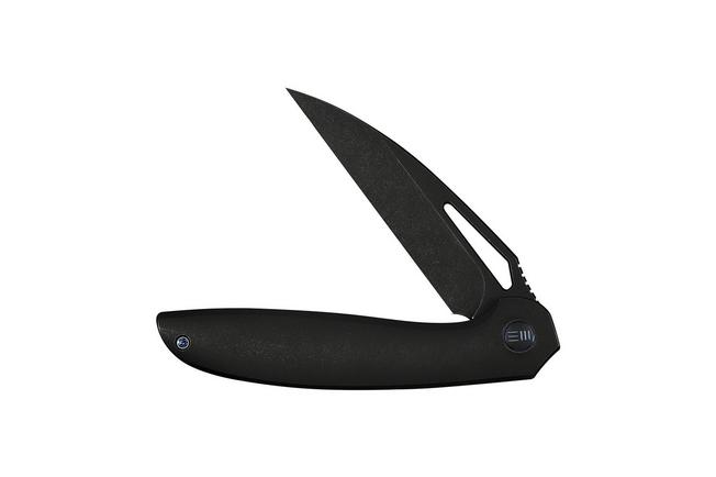 Afbeelding voor WE Knife Tiercel WE26021-1, Black Stonewashed CPM MagnaCut, Black Titanium zakmes