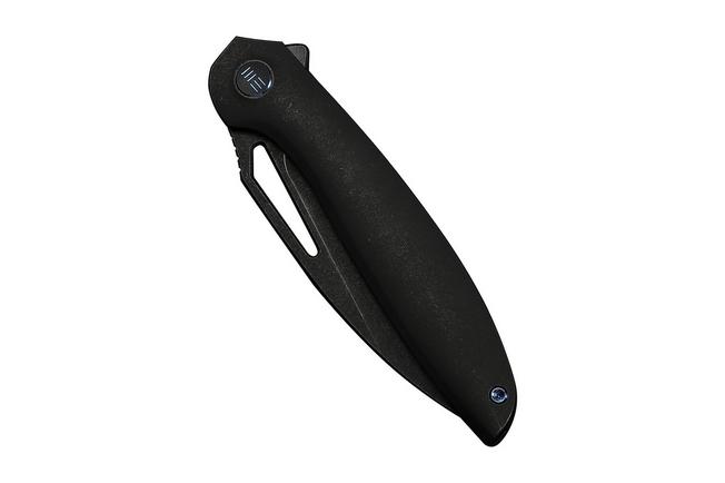 Afbeelding voor WE Knife Tiercel WE26021-1, Black Stonewashed CPM MagnaCut, Black Titanium zakmes