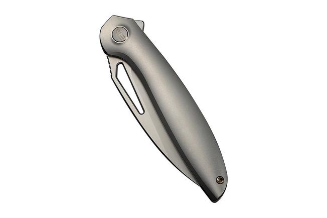 Afbeelding voor WE Knife Tiercel WE26021-2, Stonewashed CPM MagnaCut, Grey Titanium zakmes